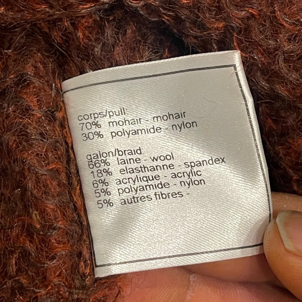 CHANEL Vintage F/W 1998 Mohair Knitted Jumper Size:34 - Picture 11 of 12